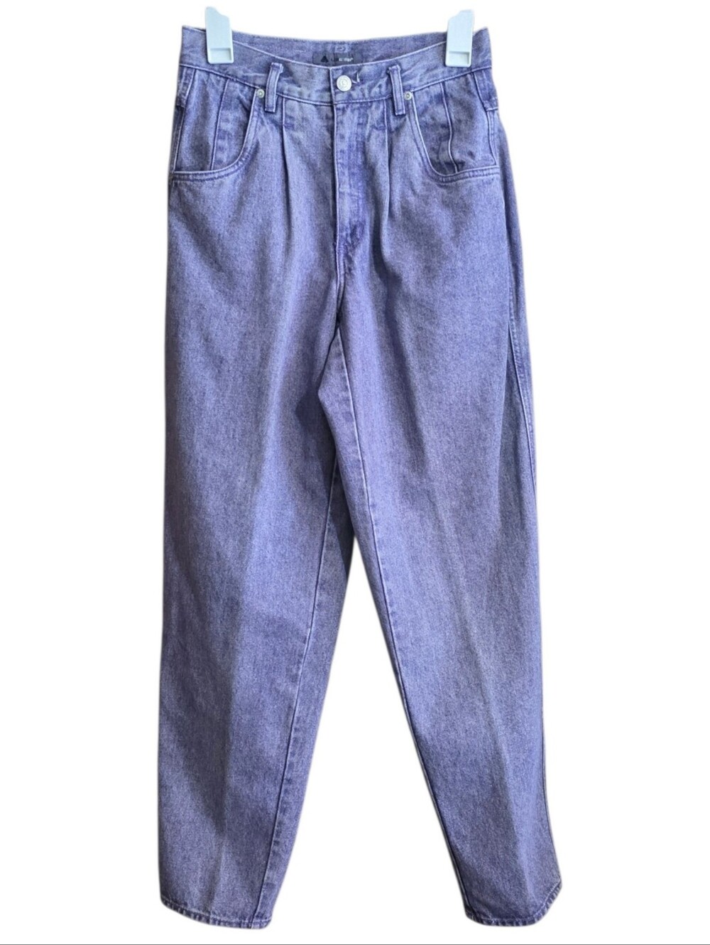 Lizwear Vintage Pleated Mom Jeans Acid Washed Lavender Size 8 - Picture 2 of 12